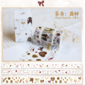 3 pcs/pack Brown Forest Decorative Washi Tape Set DIY Scrapbooking Masking Tape School Office Supply Escolar Papelaria