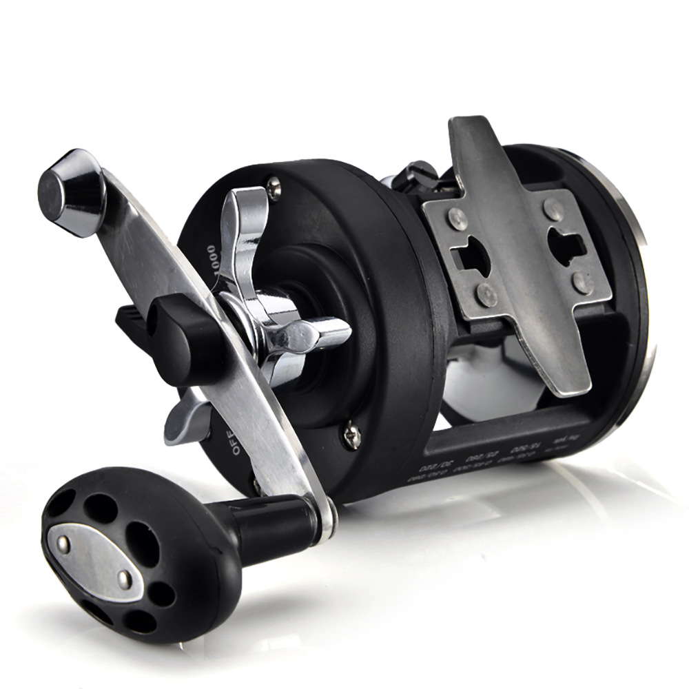 Drum Fishing Reel Visual Anchor Fish All Metal Fishing Vessel Sea Fishing Wheel Drum Wheel with Releasing Force Fishing Line