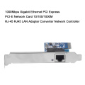 KEBIDU 1000Mbps Gigabit Ethernet PCI Express PCI-E Network Card 10/100/1000M RJ-45 LAN Adapter Converter Network Controller