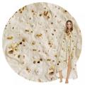 Funny Flannel Printing Round Food Tortilla Throw Blanket