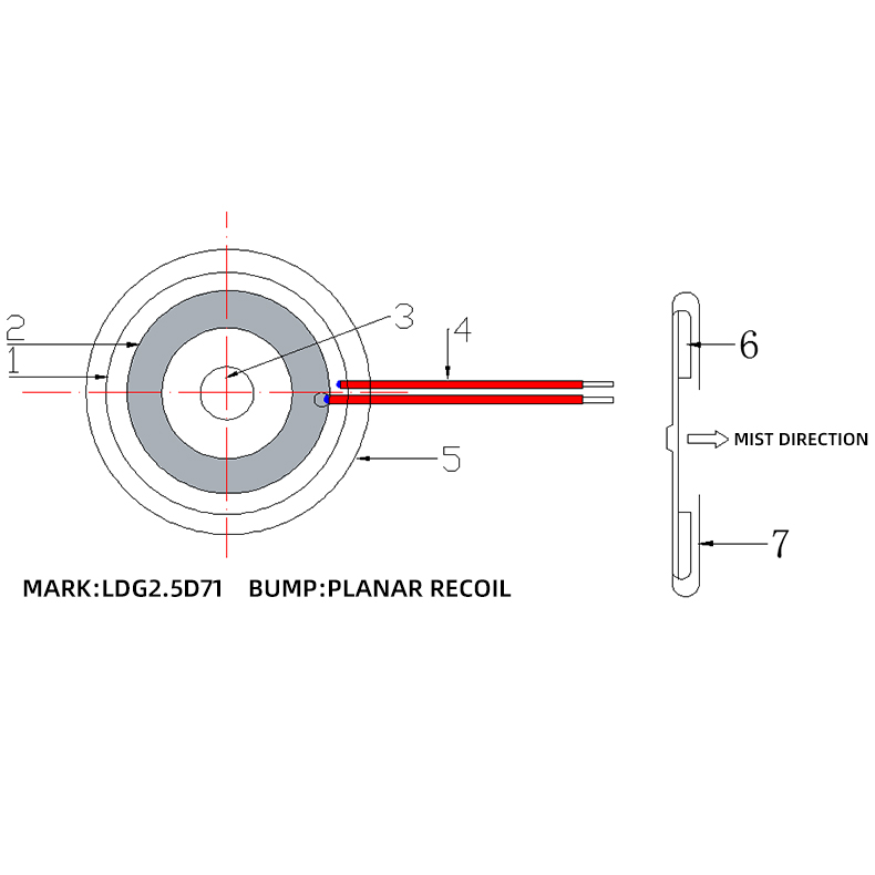 Small Fan Atomizer Plate 