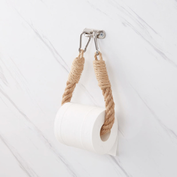 Vintage Towel Hanging Rope Toilet Paper Holder Home Hotel Bathroom Decoration Supplies