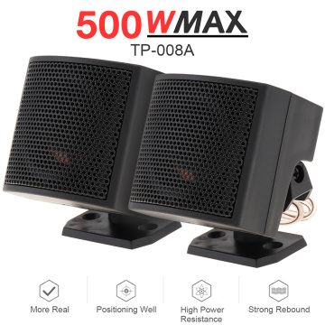 2pcs 12V 500W High-End Voice Box Car Loudspeaker Car Audio Dedicated Speaker 500 Watts Car Audio Super Power Loud Speaker