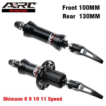 ARC Road Hub with TaiWan Quick Release Skewer Front 20 Holes 100 Rear 24 Holes 130 Bicycle Hub 4 pawls 48 clicks Wheel bike hub