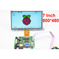 7 inch 800*480 LCD Monitor Display Screen with Driver Board HDMI VGA 2AV for Raspberry Pi 3 / 2 Model B