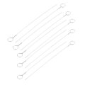 10Pcs Ni-Cr Alloy 4Mm Dia Inoculating Loop For Lab Microbiology Tissue Culture