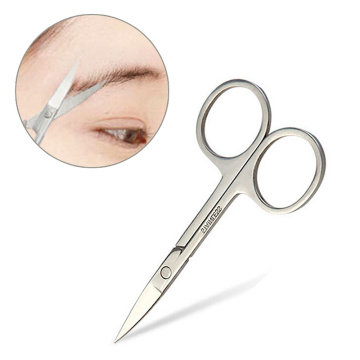 High grade Stainless Steel Small Eyebrow Nose Hair Scissors Cut Manicure Facial Trimming Tweezer Women Makeup Scissors