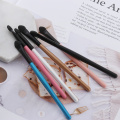 1Pc New Portable Eye Shadow Eyeliner Eyebrow Lip Brush Eyeshadow Sponge Brush Stick Applicator Eyes Makeup Cosmetic Tool Sponge