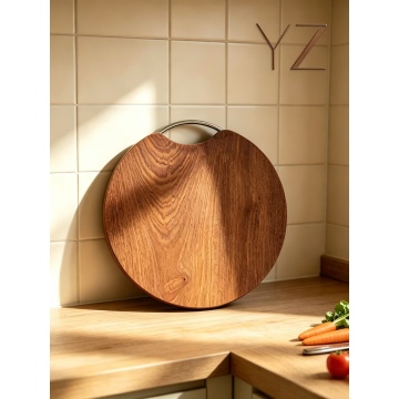 Round Bamboo Chopping Blocks Cutting Board
