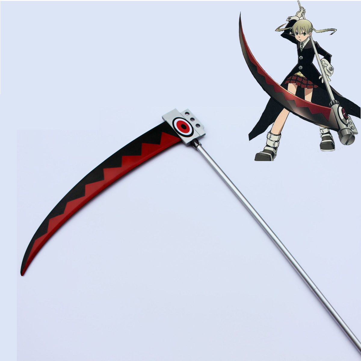 Soul Eater MAKA ALBARN Weapon PVC Cosplay Prop sickle customized party Game outfit prop