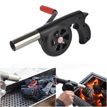 Outdoor Barbecue FanHand-cranked Air Blower Portable BBQ Grill Fire Bellows Tools Picnic Camping Accessories Barbecue Tool