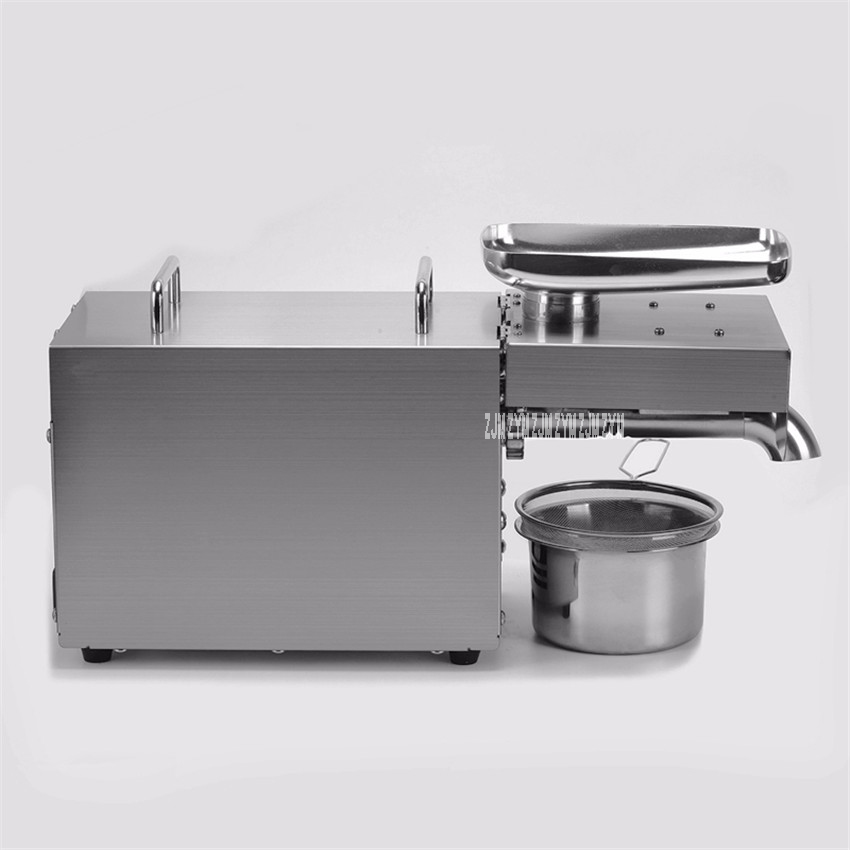 1PC RG-306 Automatic Oil Pressers Cold Press Peanut Soybean Oil High Oil Extraction Rate Stainless steel Household Oil Pressers