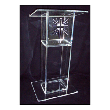 Wholesale beauty salon modern used reception desks counter reception Unique design modern acrylic podium pulpit lectern