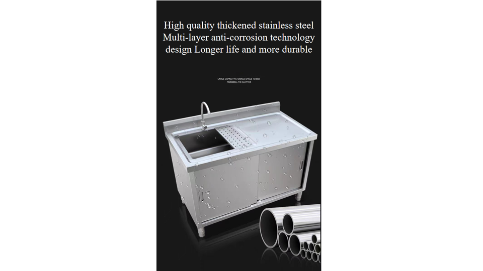 worktop with sink