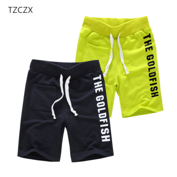 Hot sale Children boy's Shorts Fashion Print Letters 100% Cotton Children Shorts For 4-9 years kids wear