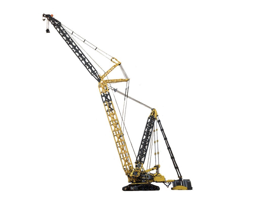 2020 technology building block moc-39663 project Liebherr crane boom high difficulty remote control assembling boy toys