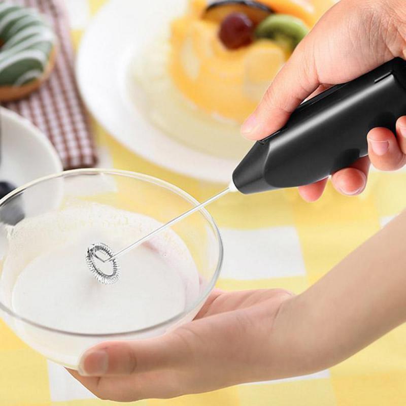 Electric Handle Egg Beater Milk Shaker Foam Coffee Beater Coffee Beater Mixer DIY Treatment Juice Stirrer Kitchen Gadget