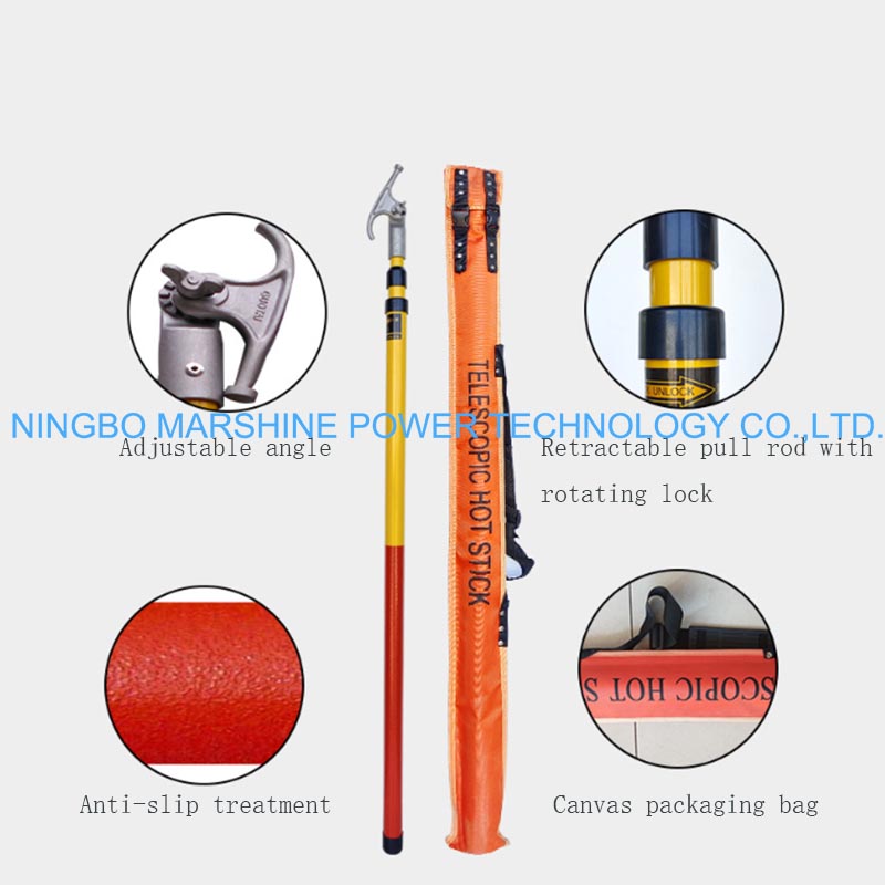 Fiberglass Telescope Operation Rod Link Stick-6