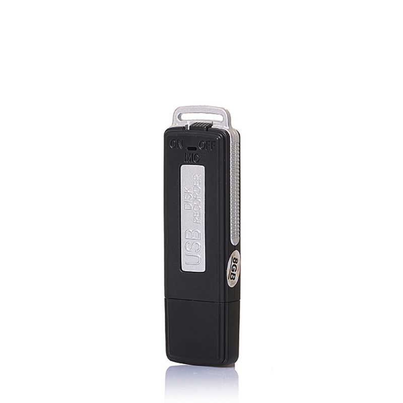 8GB Rechargeable Mini USB Flash Drive Recording Dictaphone 70Hr Digital Audio Voice Recorder Portable