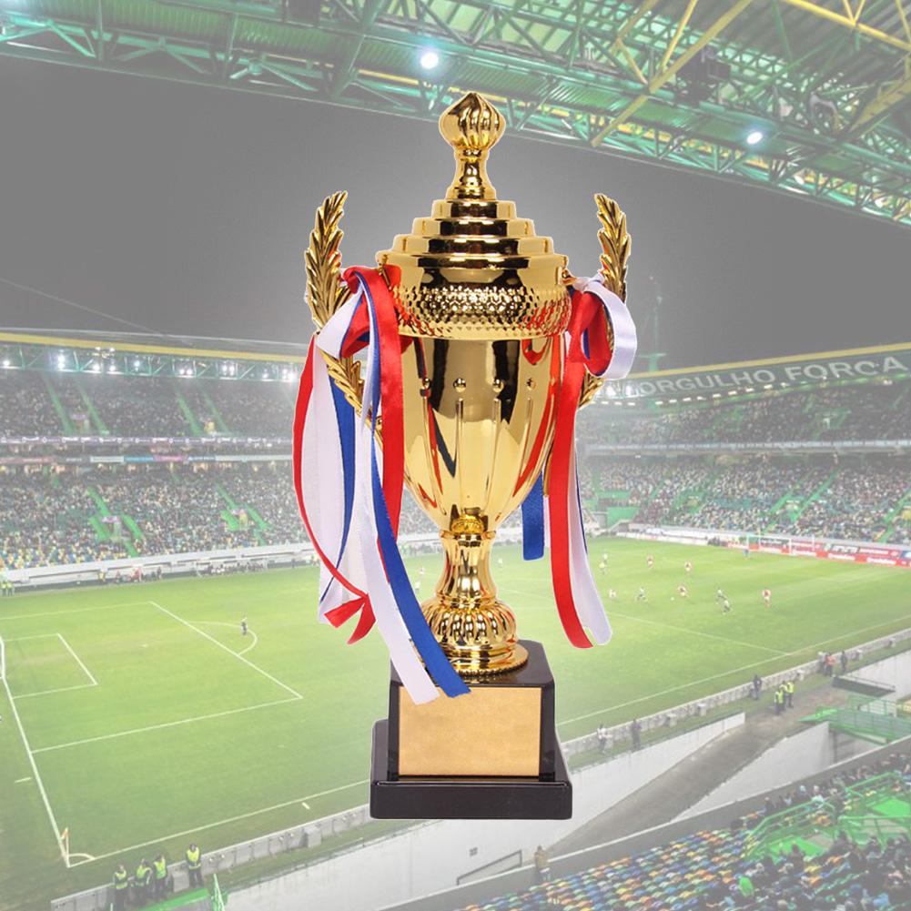 Trophy Cup Awards Medal Gold-plated Fantasy Football Trophy Cup Award Souvenir Trophy For Sports Meeting Competitions Supplies