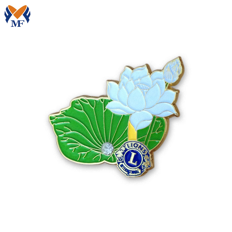 Flower Badge Pin