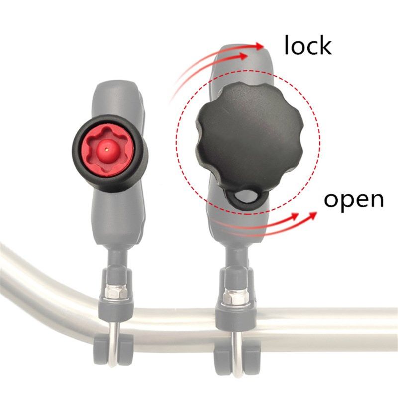 Anti Theft Pin-Lock Security Knob Key for RAM Mount 1" Arm Socket Phone Holder