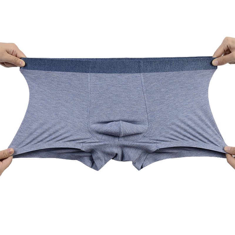 HSS New Style Trend Light Luxury Men's Underwear Bamboo fiber Seemless Men Boxers Breathable short Homme Underpants 3pcs / lot