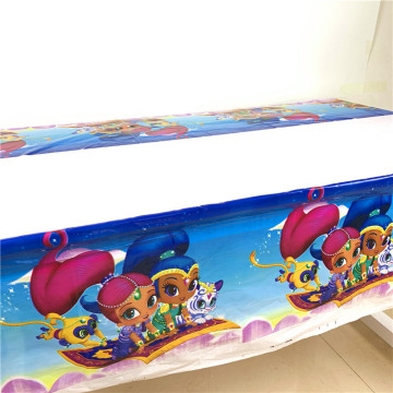 Shimmer Shine Theme Tablecloths Baby Shower Party Supplies Shimmer Shine Table Cover Shimmering Shine Tablecloths 1.1x1.8M 1PCS