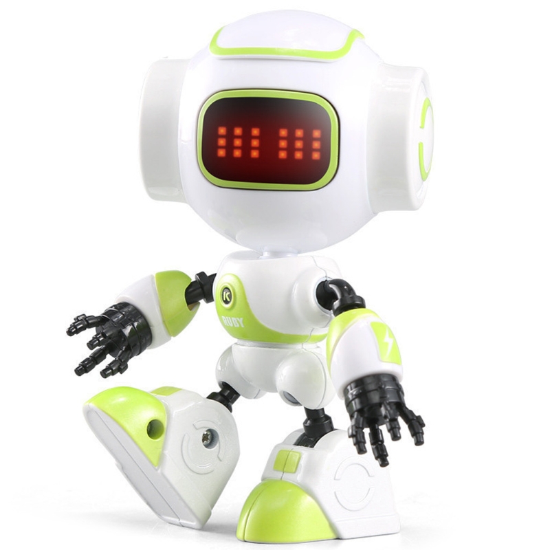 Kids Electric Touch Control Smart Mini Alloy Robot DIY Gesture LED Eyes RC Toys R7RB