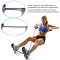 Single Exercise Band Resistance Band TPE Rubber Tube With Door Anchor For Training Physical Therapy Home Workouts Boxing