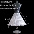 Flower Girl Dress 3 Hoops Petticoats Formal Children Petticoats for Little Kids Petticoats 50cm Length