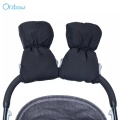 Orzbow Winter Baby Stroller Gloves Windproof Pram Hand Muff Mother Warm Pushchair Hand Cover Gloves Baby Stroller Accessories
