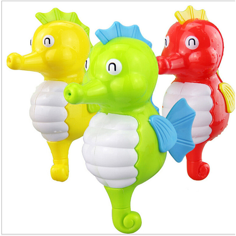 Baby Bath Toys Animals Turtle Dolphin Shower Swim Play Toy Swimming Pool Accessories Baby Water Toy Random Color