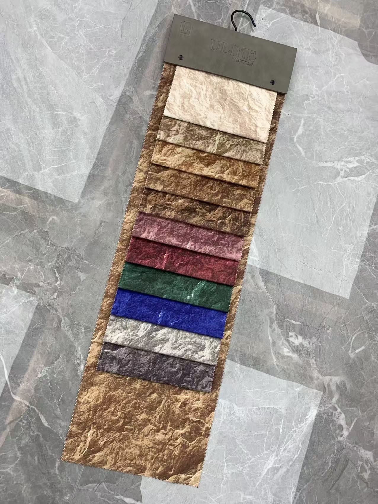 Luxury Stone Texture Holland Velvet Fabric for Sofa