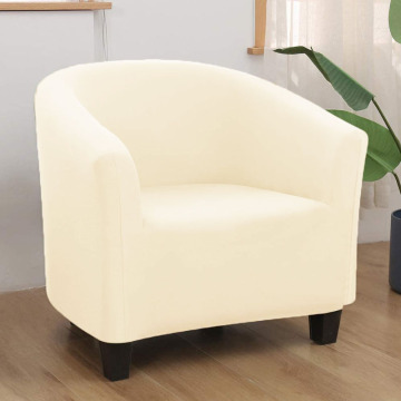 Solid Color Universal Single Seat Sofa Cover Stretch Chair Cover Restaurant Internet Cafe Hotel Anti-dirty Sofa Cushion Cover