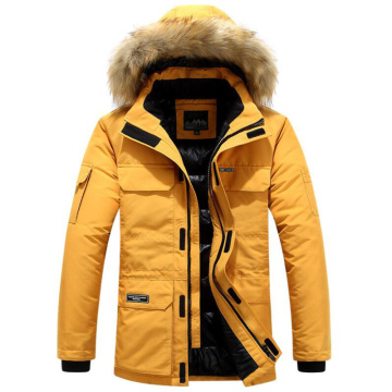 Winter Thicken Jacket Cotton Clothing Long Hooded Removable Collar Trend Coats Casacos Men Fashion Down Parkas Plus Size 5XL 6XL