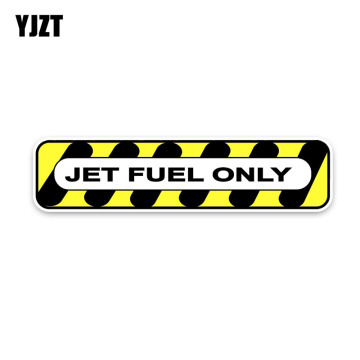 YJZT 16.5*3.8CM Fashion JET FUEL Only Safety DIESEL Retro-reflective Car Sticker Decals C1-8252