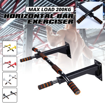 200kg Door Horizontal Bars Steel Home Gym Workout Chin push Up Pull Up Training Bar Sport Fitness Sit-ups Equipments Heavy Duty