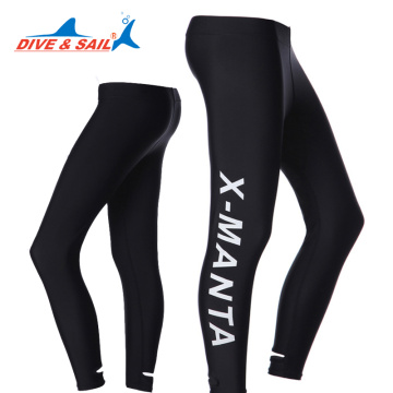 Dive&Sail Lycra long pants women and men rash guard surf board sailing boat swimming pant anti-slip UPF50 anti-jellyfish