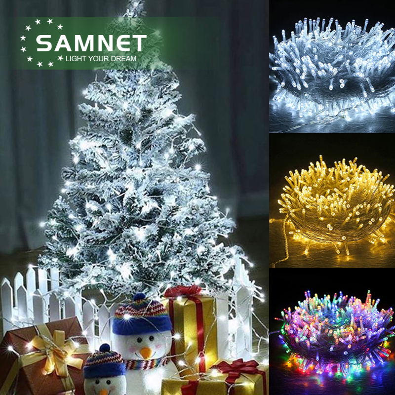 Outdoor For Christmas 10M 20M 50M LED String Light Garlands LED Decoraction Fairy Lights For Home Wedding Party Holiday Lights