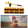 5 in 1 Crowbar Furniture Transport Roller Set Cabinet Removal Lifting Moving Tool Move Heavy Furniture House Household Tool Set