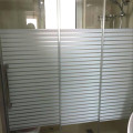 Electrostatic glue-free frosted office glass film translucent stripes sliding door partition anti-collision waist window sticker