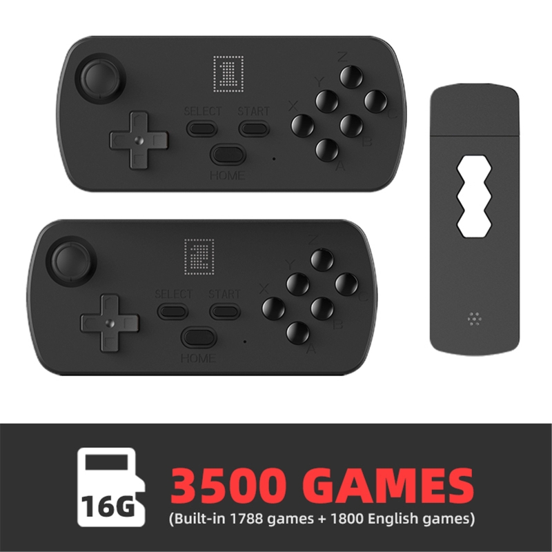 USB Wireless Handheld TV Video Game Console Build In 1700/3500+ Classic Games 4K Retro Game Console Support For GBA/MAME B85B