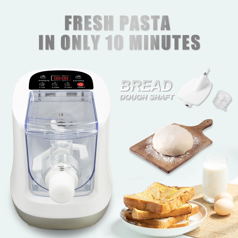 automatic fresh Pasta maker machine intelligent noodle home manual dough knead electric steel roller press sheeter multifunction