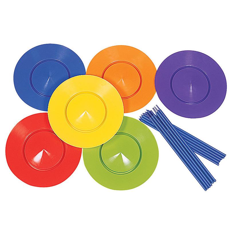 3 Set Spin Juggling Plates Acrobatic Turntable Boomerang Toy Flying Disc Indoor Outdoor Games Toys 1707960