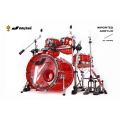 Red Acrylic Drum Set