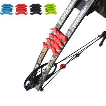 2pcs Compound Bow Stabilizer Rubber Bow Vibration Limb Damper Arrow Shock Sbsorber Damping For Archery Outdoor Hunting