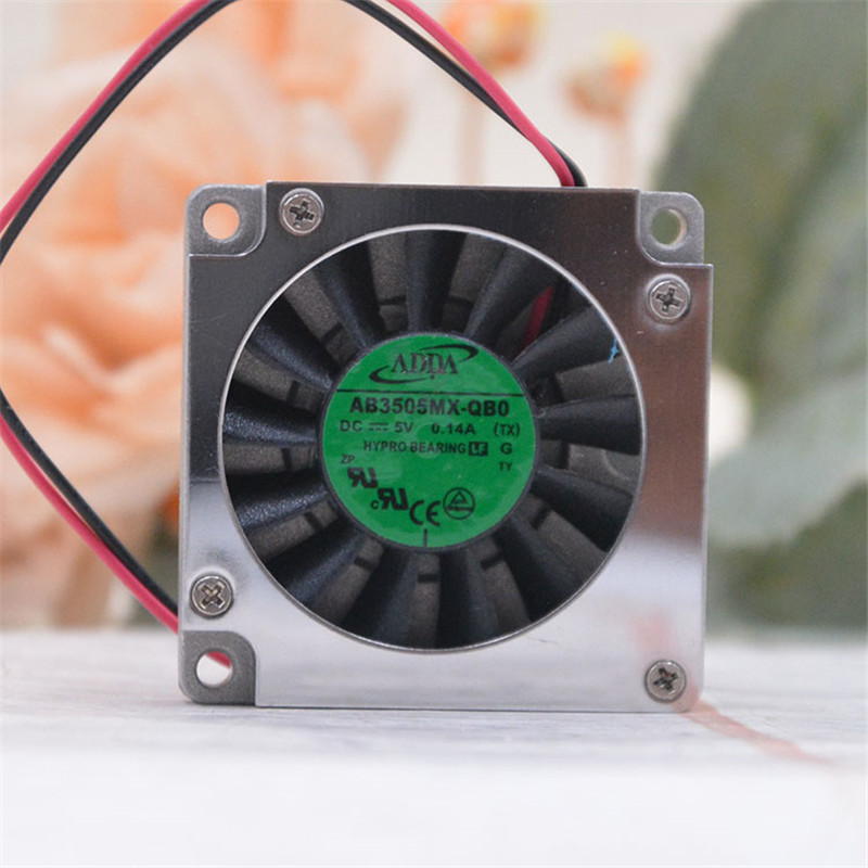 ADDA AB3505MX-QB0 3507 35MM Note book fan Laptop Blower Fan 35x35x7MM 3.5cm Cooling fan DC 5V with Aluminum shell