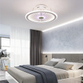 48cm Smart Ceiling Fan with Remote Control Cell Phone Indoor Home Decor Light Modern Lighting Circular Lamp Stepless Dimming