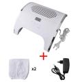 80W 2-IN-1 Nail Lamp & Nail Dust Collector Manicure 36 LEDs Nail Dryer Vacuum Cleaner Manicure Tools